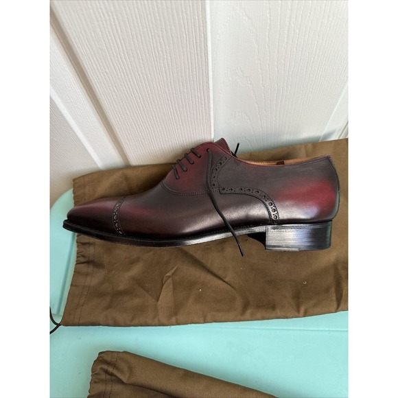 Corthay Kleber Cap Toe Oxford Burgundy 8.5 US - 7.5 UK - 41.5 EU main image 5